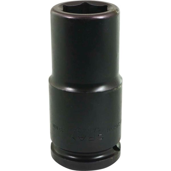 Gray Tools 25 mm x 3/4-in Drive 6-Point Metric Deep Impact Socket