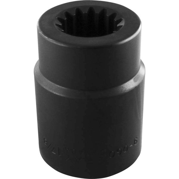 Gray Tools 1-7/8-in x #5 Spline Drive 6-Point SAE Shallow Impact Socket