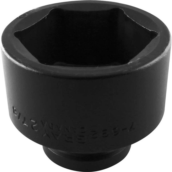 Gray Tools 2-7/8-in x 1-in Drive 6-Point SAE Shallow Impact Socket