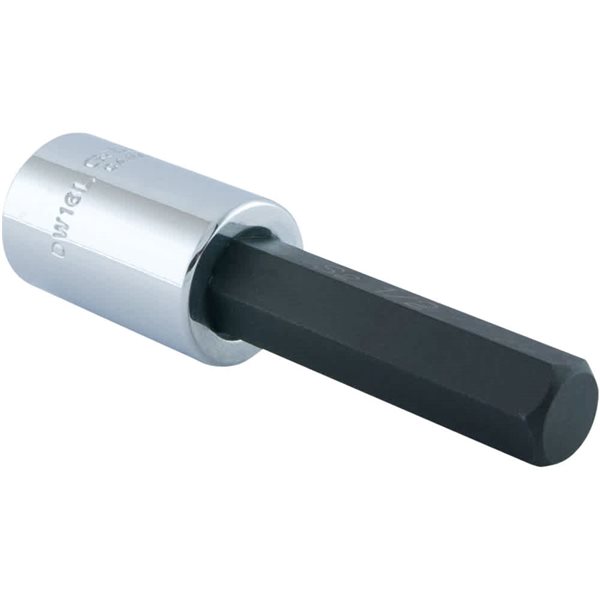 Gray Tools 1/2-in x 1/2-in Drive Standard Hex Head Chrome Finish Shallow Socket