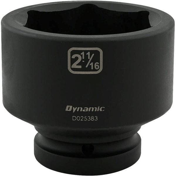 Dynamic Socket Dynamic Tools 2-11/16-in x 1-in Drive 6-Point SAE Shallow Impact Socket ...