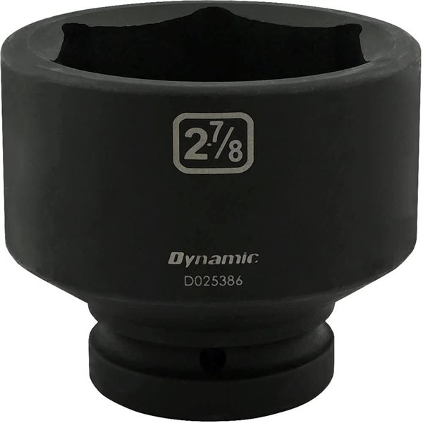 Dynamic Tools 2-7/8-in x 1-in Drive 6-Point SAE Shallow Impact Socket