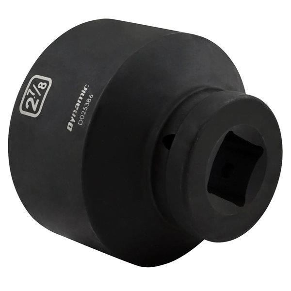 Dynamic Tools 2-7/8-in x 1-in Drive 6-Point SAE Shallow Impact Socket