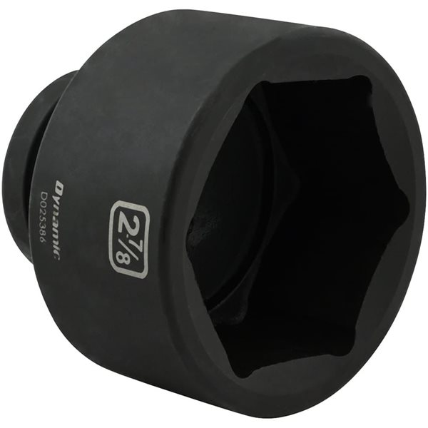 Dynamic Tools 2-7/8-in x 1-in Drive 6-Point SAE Shallow Impact Socket