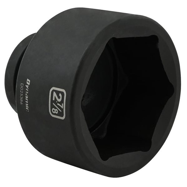 Dynamic Tools 2-7/8-in x 1-in Drive 6-Point SAE Shallow Impact Socket