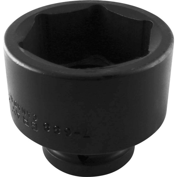 Gray Tools 2-3/4-in x 1-in Drive 6-Point SAE Shallow Impact Socket
