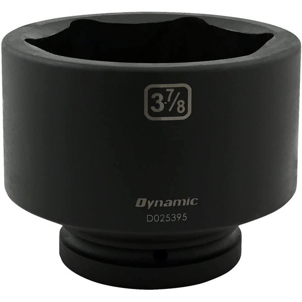 Dynamic Tools 3-7/8-in x 1-in Drive 6-Point SAE Shallow Impact Socket
