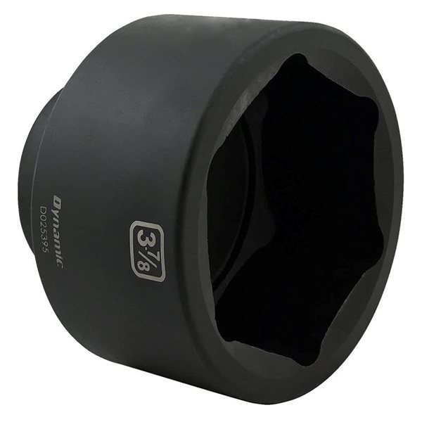 Dynamic Tools 3-7/8-in x 1-in Drive 6-Point SAE Shallow Impact Socket