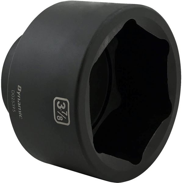 Dynamic Tools 3-7/8-in x 1-in Drive 6-Point SAE Shallow Impact Socket