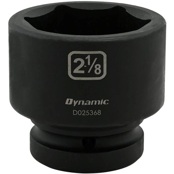 Dynamic Tools 2-1/8-in x 1-in Drive 6-Point SAE Shallow Impact Socket ...