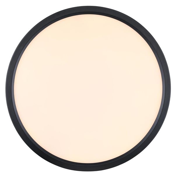 Westinghouse Lighting 15-in L Black Dimmable LED Indoor Flush Mount Ceiling Light