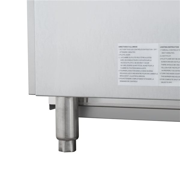 KoolMore Stainless Steel 36-in Natural Gas 3-Burner Griddle w/ 90,000 BTU