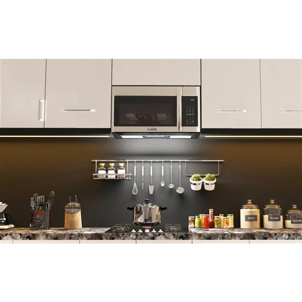 KoolMore Stainless Steel Over the Range Microwave 1.9-ft³