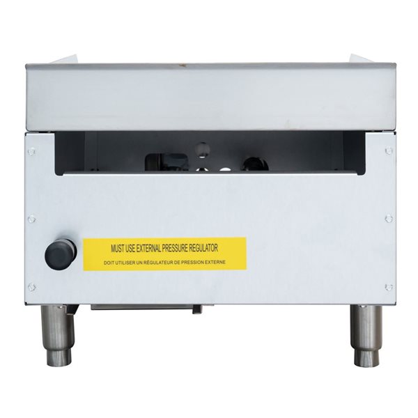 KoolMore Stainless Steel 18-in Natural Gas 1-Burner Griddle w/ 30,000 BTU