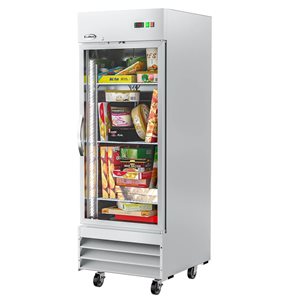KoolMore 29-in Commercial Glass Door Reach-In Freezer 23-ft³