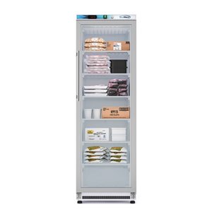 KoolMore White Commercial Manual Defrost Freezer w/ Glass Door 12-ft³