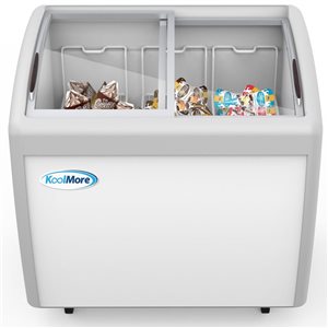 Koolmore 40-in Display Ice Cream Freezer 9-ft³