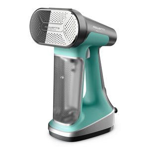 Défroisseur et fer à vapeur pour vêtements Pure Force Rowenta 2-en-1 en bleu pâle