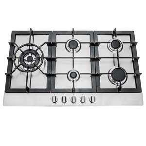 Cosmo 30-in 5-Burner Stainless Steel Gas Cooktop
