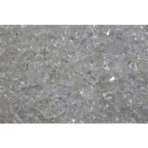 Elementi 1/4-in 25-lb Clear Tempered Fire Glass