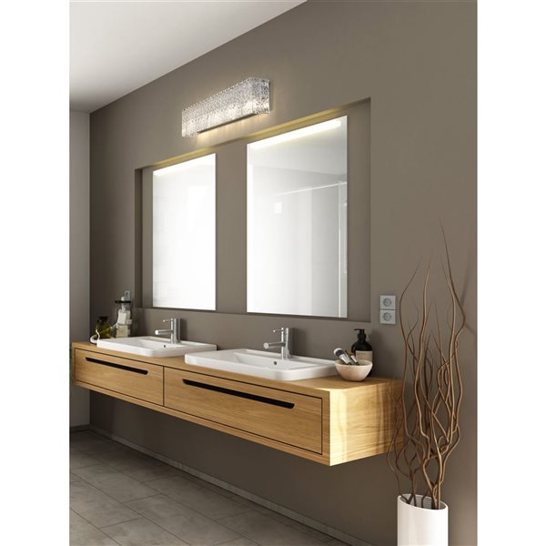 Z-Lite Glacier 5-Light Chrome Modern Vanity Light