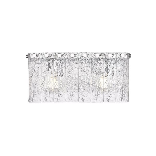 Z-Lite Glacier 2-Light Chrome Modern Vanity Light