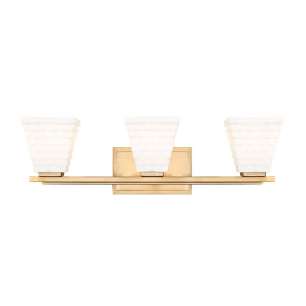 Z-Lite Annalise 3-Light Modern Gold Modern Vanity Light