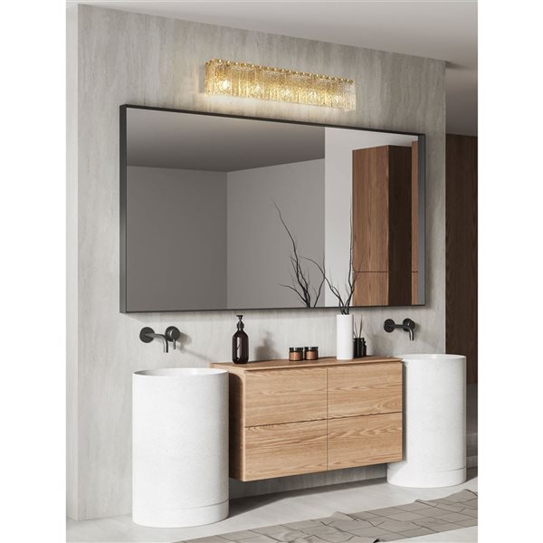 Z-Lite Glacier 5-Light Modern Gold Modern Vanity Light