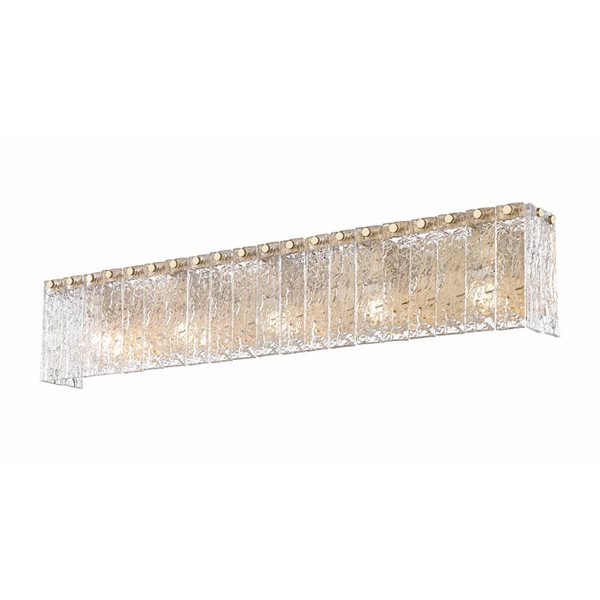 Z-Lite Glacier 5-Light Modern Gold Modern Vanity Light