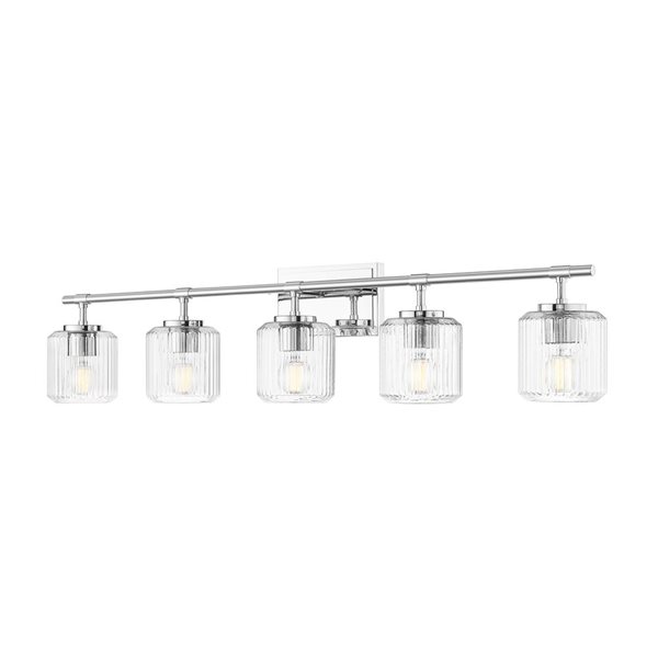 Z-Lite Landon 5-Light Chrome Modern Vanity Light
