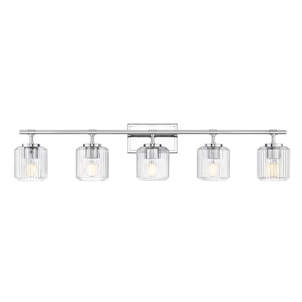 Z-Lite Landon 5-Light Chrome Modern Vanity Light