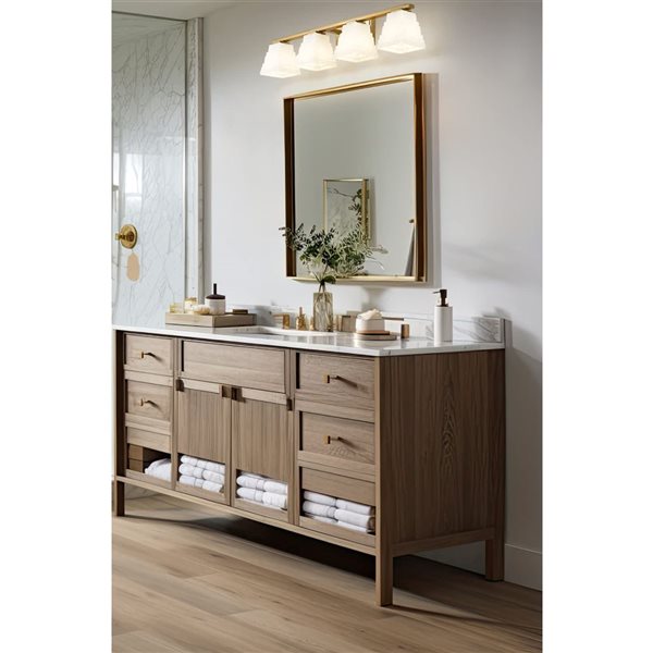 Z-Lite Annalise 4-Light Modern Gold Modern Vanity Light