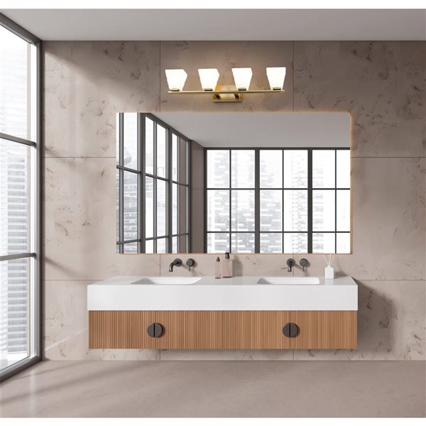 Z-Lite Annalise 4-Light Modern Gold Modern Vanity Light