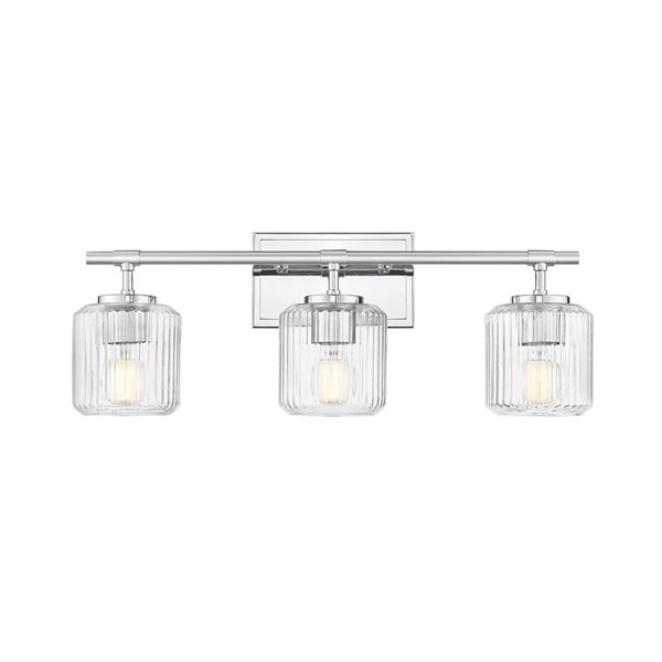 Z-Lite Landon 3-Light Chrome Modern Vanity Light