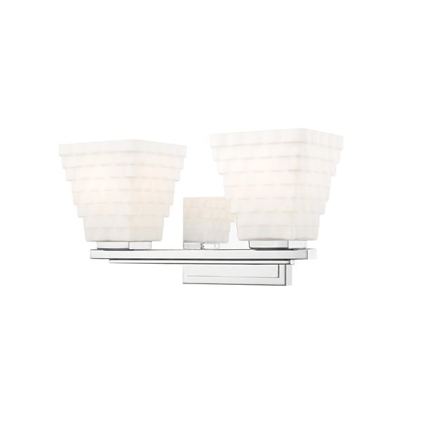 Z-Lite Annalise 2-Light Chrome Modern Vanity Light