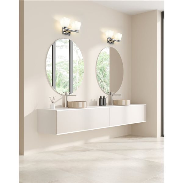 Z-Lite Annalise 2-Light Chrome Modern Vanity Light