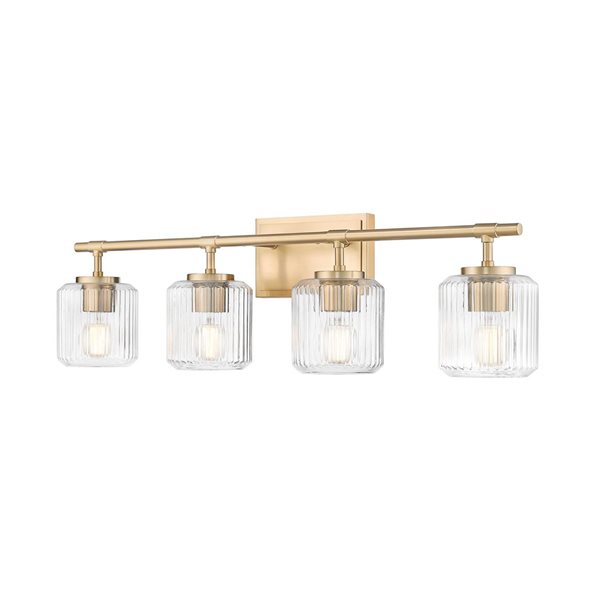 Z-Lite Landon 4-Light Modern Gold Modern Vanity Light