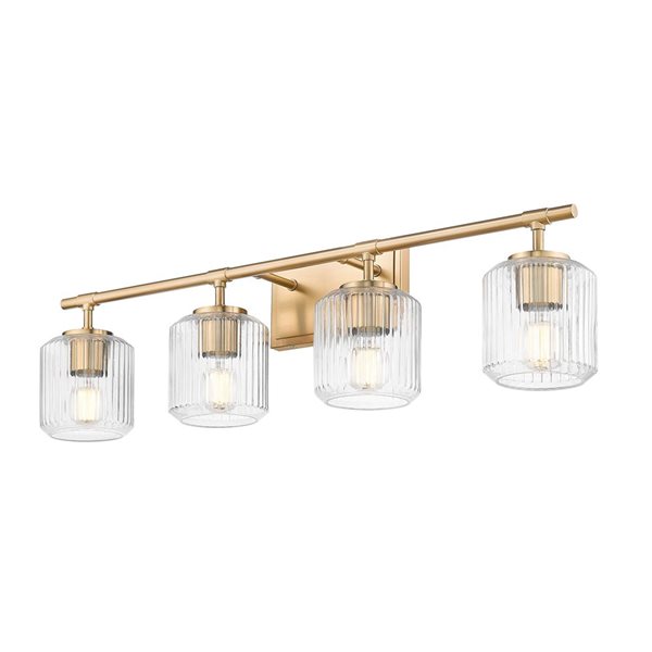 Z-Lite Landon 4-Light Modern Gold Modern Vanity Light