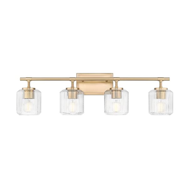 Z-Lite Landon 4-Light Modern Gold Modern Vanity Light