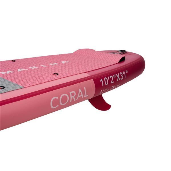 Planche à pagaie gonflable polyvalente avancée Coral 10 pi 12 po de Aqua Marine