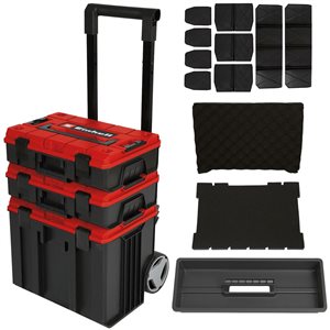 Coffre à outils roulant E-Case Tower par Einhell