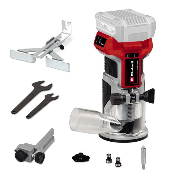 Einhell Cordless Compact Router w/ Brushless Motor TP-ET 18 Li BL ...