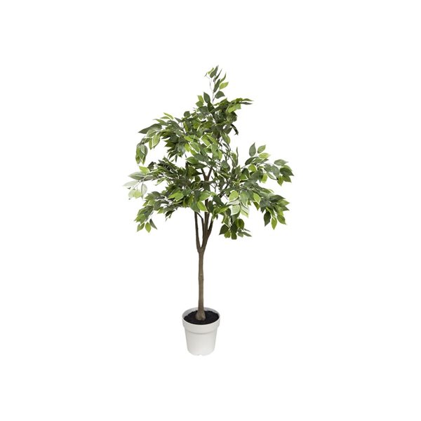 Algreen Articial Ficus Tree 53-in w/ Plastic Planter