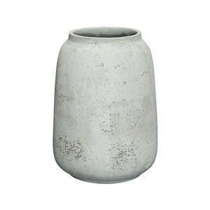 LH Home Medium Antique White Taxco Vase
