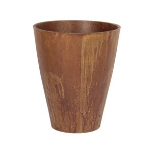 LH Home Small Corten Rustic Vase