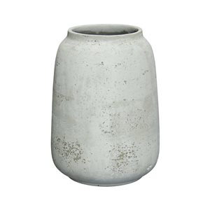 LH Home Large Antique White Taxco Vase