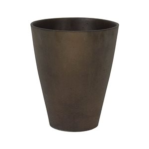 LH Home Small Rustic Brown Vase