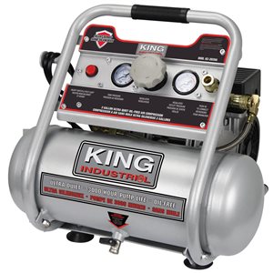 King Industrial 2-Gallon Oil-Free Air Compressor