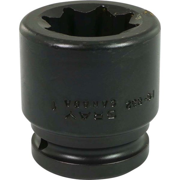 Gray Tools 1 X 3/4-in Drive 8 Point Regular Length Impact Socket