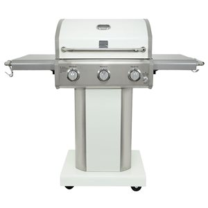 Kenmore 3-Burner Pedestal Convertible Liquid Propane Grill - Pearl